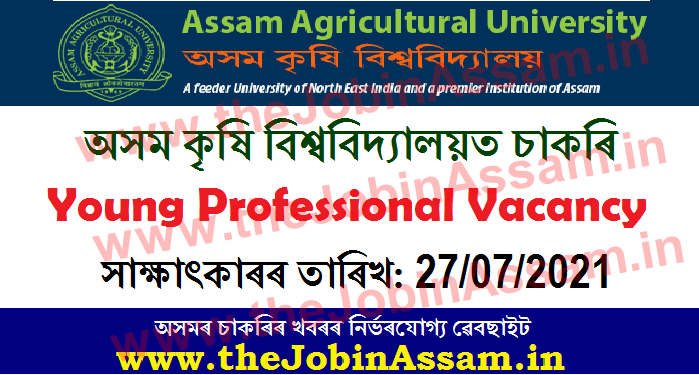 Assam Agricultural University Recruitment 2021