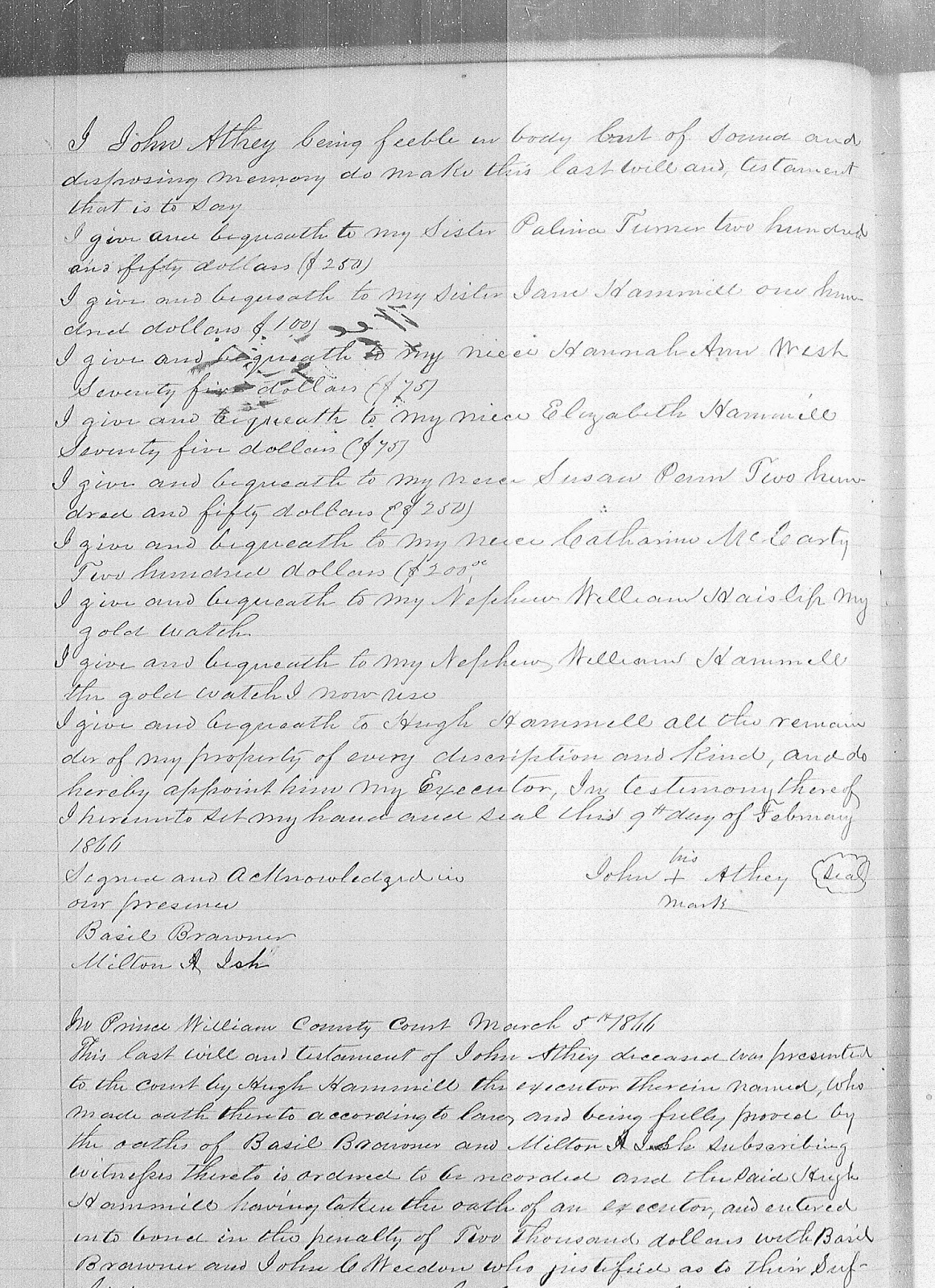 Prince William County Genealogy July 2015