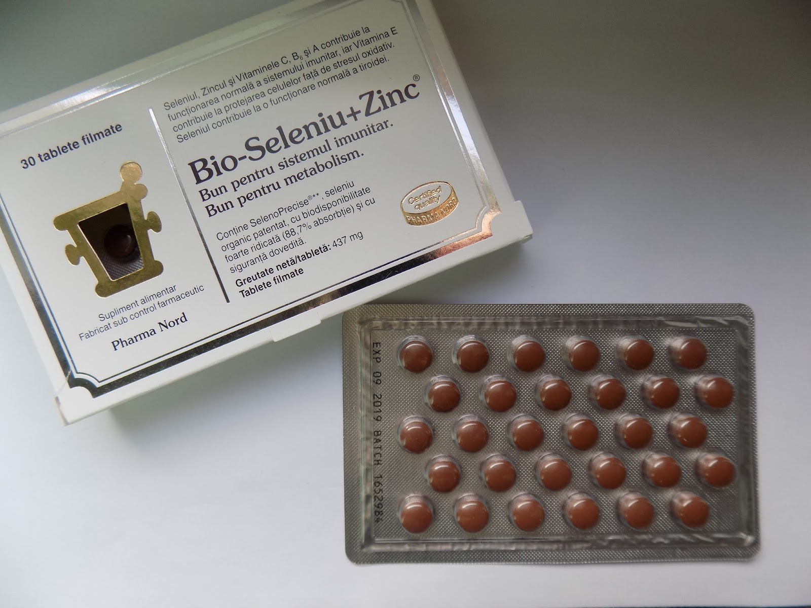 Supliment cu seleniu si zinc