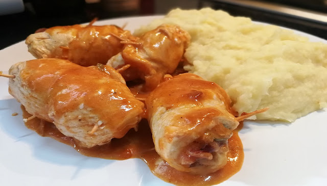 Rollitos de pollo - Involtini di pollo