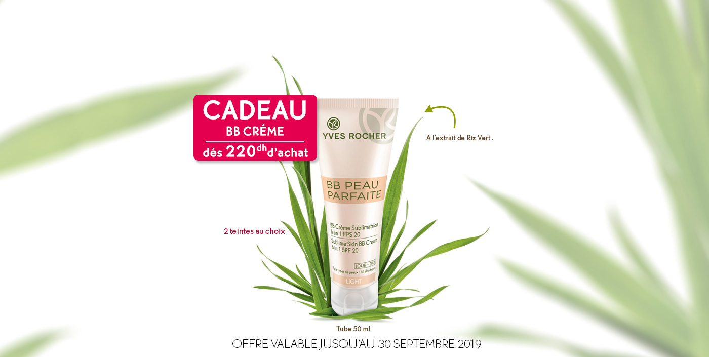 Offre Yves Rocher Maroc Jusqu'au 30 Septembre 2019 LeCatalogue 100
