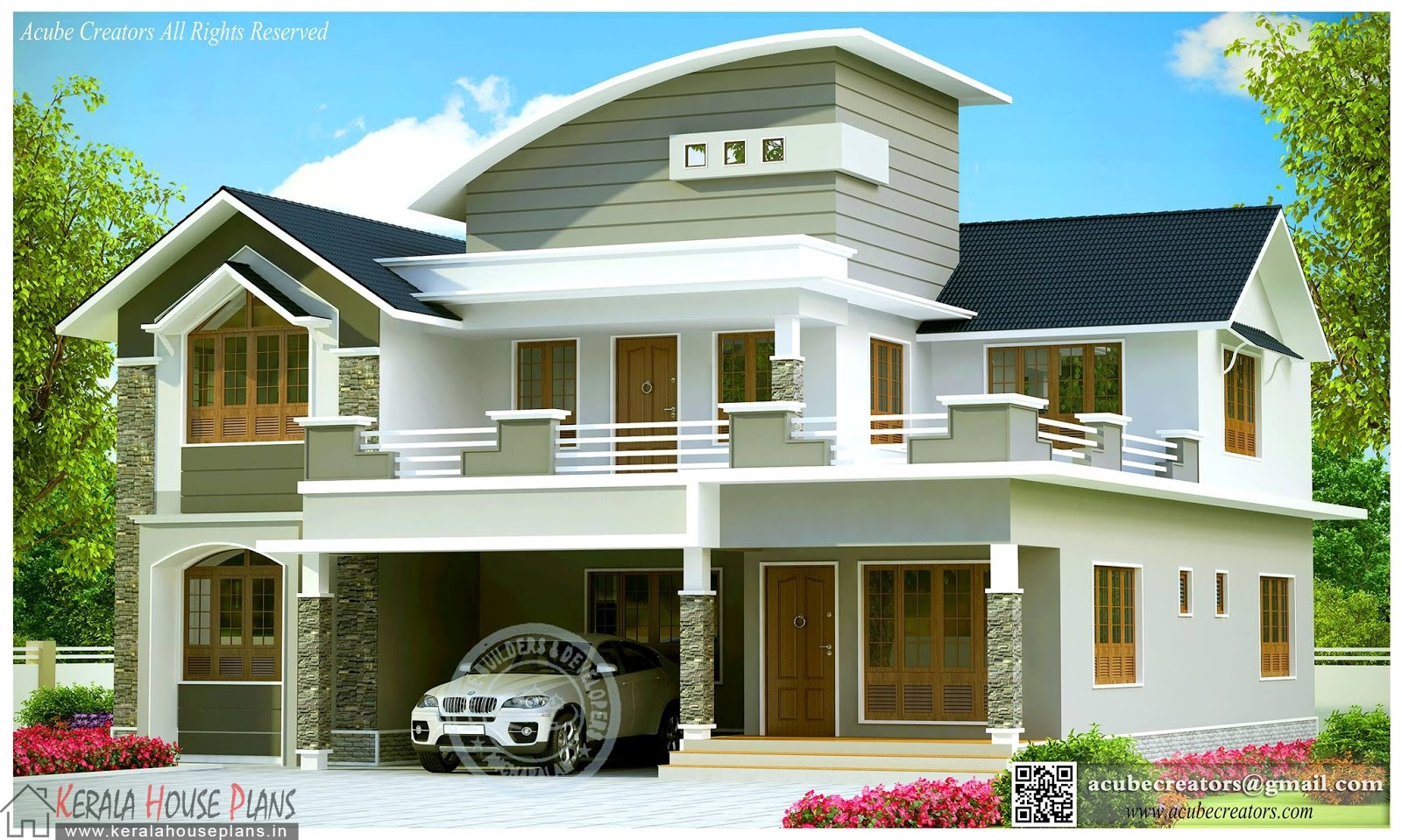 Beautiful Contemporary House Design Kerala Kerala House 