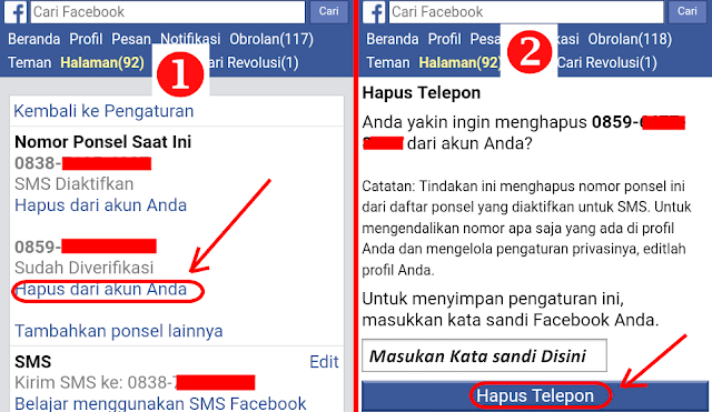 Cara Mengganti Nomor Hp Di Facebook Menjadi Baru