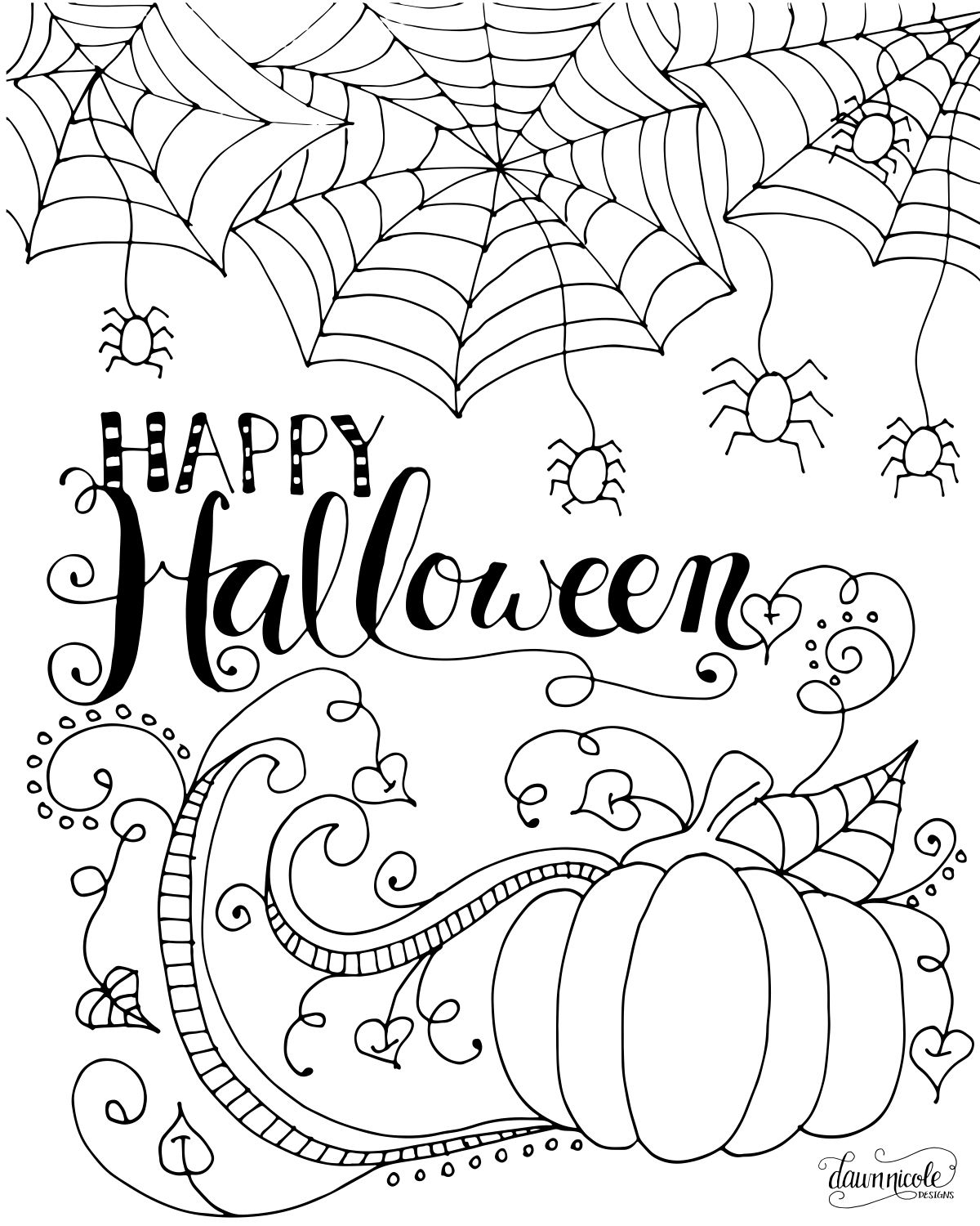 Free Printable Halloween Colouring Pages