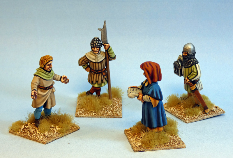 Wargames Foundry Medieval Civilians P1020340