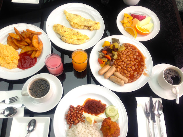 Breakfast spread at Impiana KLCC Hotel