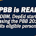 DBM, DepEd started the release of PBB 2019 (see the regions processing the release here)