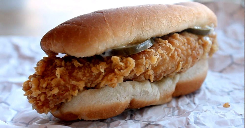 The 99 Cent Chef Cheapkate Dining Video KFC's Chicken Littles Sandwich