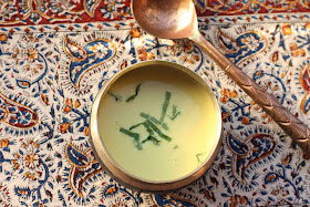 soupe curcuma amandes