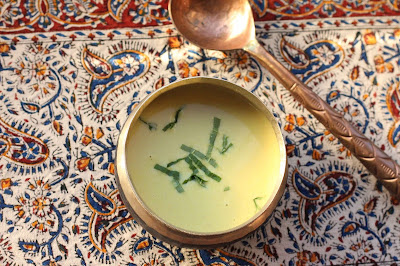 soupe curcuma amandes
