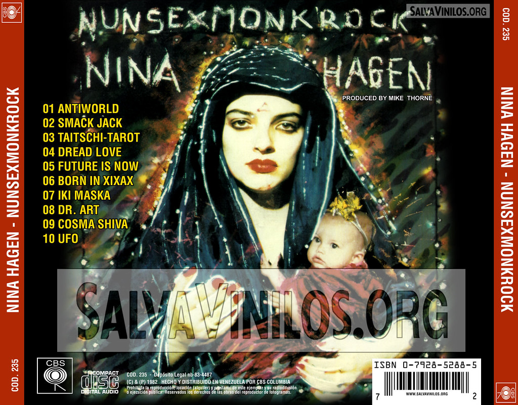 Classic Rock Covers Database Nina Hagen NunSexMonkRock (1982)