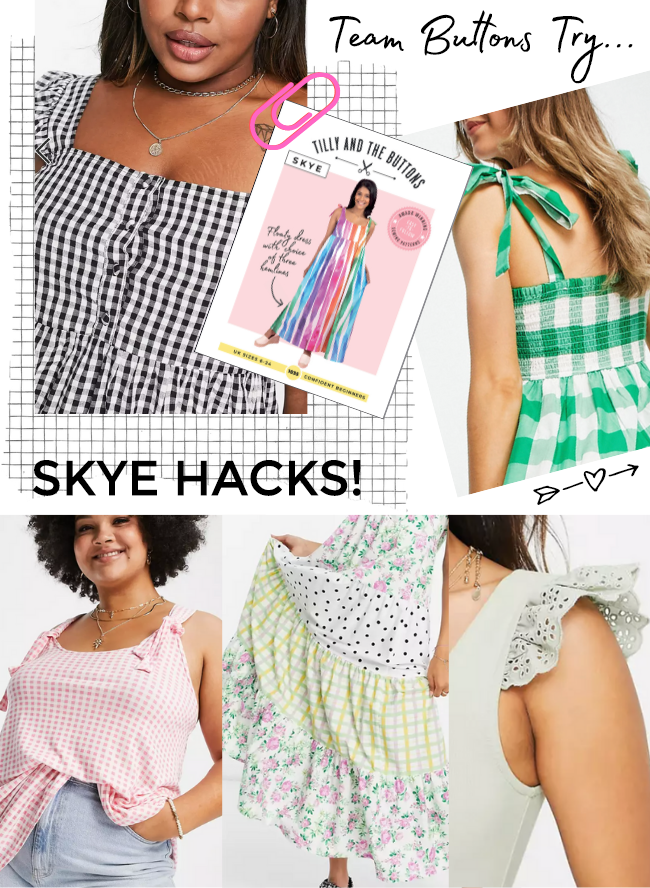 Tilly and the Buttons: Team Buttons Try Skye Pattern Hacks!