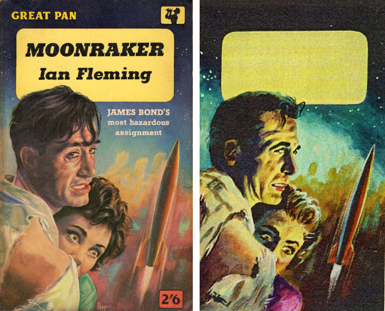 Illustrated 007 The Art of James Bond Pan Book Cover Concepts