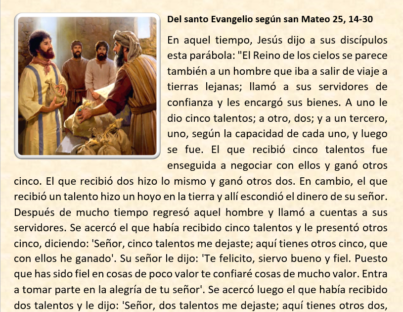 "MI PARROQUIA DE LOS DOCE APÓSTOLES" EL EVANGELIO DE HOY. 28 DE AGOSTO