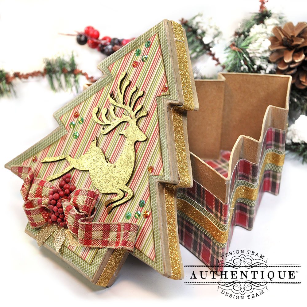 30 ideas to dress up your mailbox in a fairy tale look for this christmas Christmas Home Decor Gift Box - Authentique's A Magical Christmas