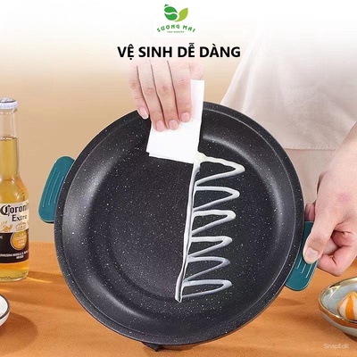CHẢO ĐIỆN ĐA NĂNG ĐƯỜNG KÍNH 26CM, CHIÊN RÁN TIỆN LỢI 18