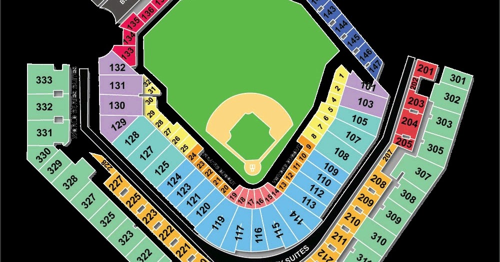 Elegant Pnc Park Seating Chart with seat numbers - Seating Chart