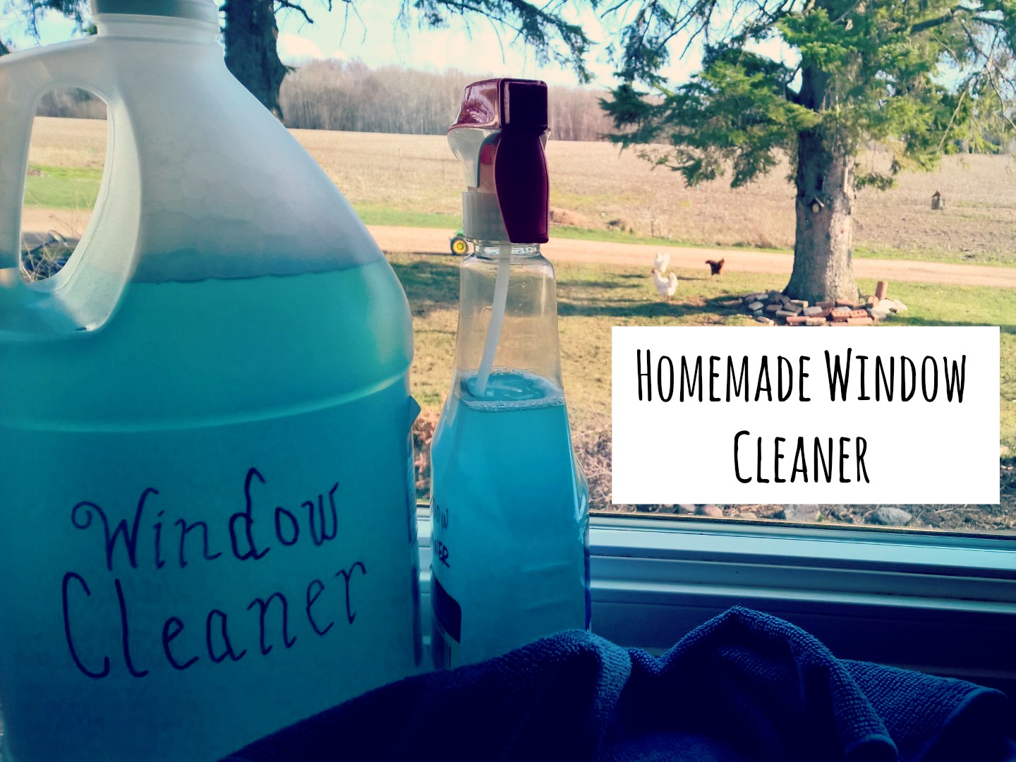 Homemade Window Cleaner and Vintage Cookbooks Homemade Window Cleaner and Vintage Cookbooks