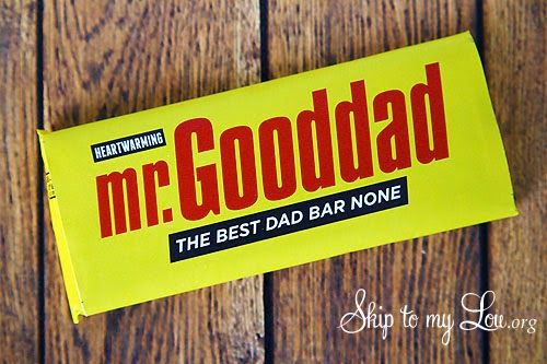 Father's Day Candy Bar Wrapper Printable