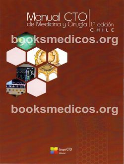 Manual CTO de Medicina y Cirugía 1ª Edición Chile | booksmedicos