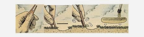 HOW TO PROPERLY REPAIR BALLMARKS ON GREENS
