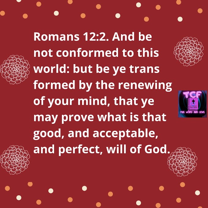  DAILY DEVOTIONAL_TCF: THE RENEWAL OF YOUR MIND