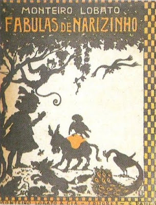 Fabulas de Narizinho. Monteiro Lobato. Editora Monteiro Lobato & Cia - Editores. 1921. Ilustrações de Voltolino (Lemmo Lemmi).