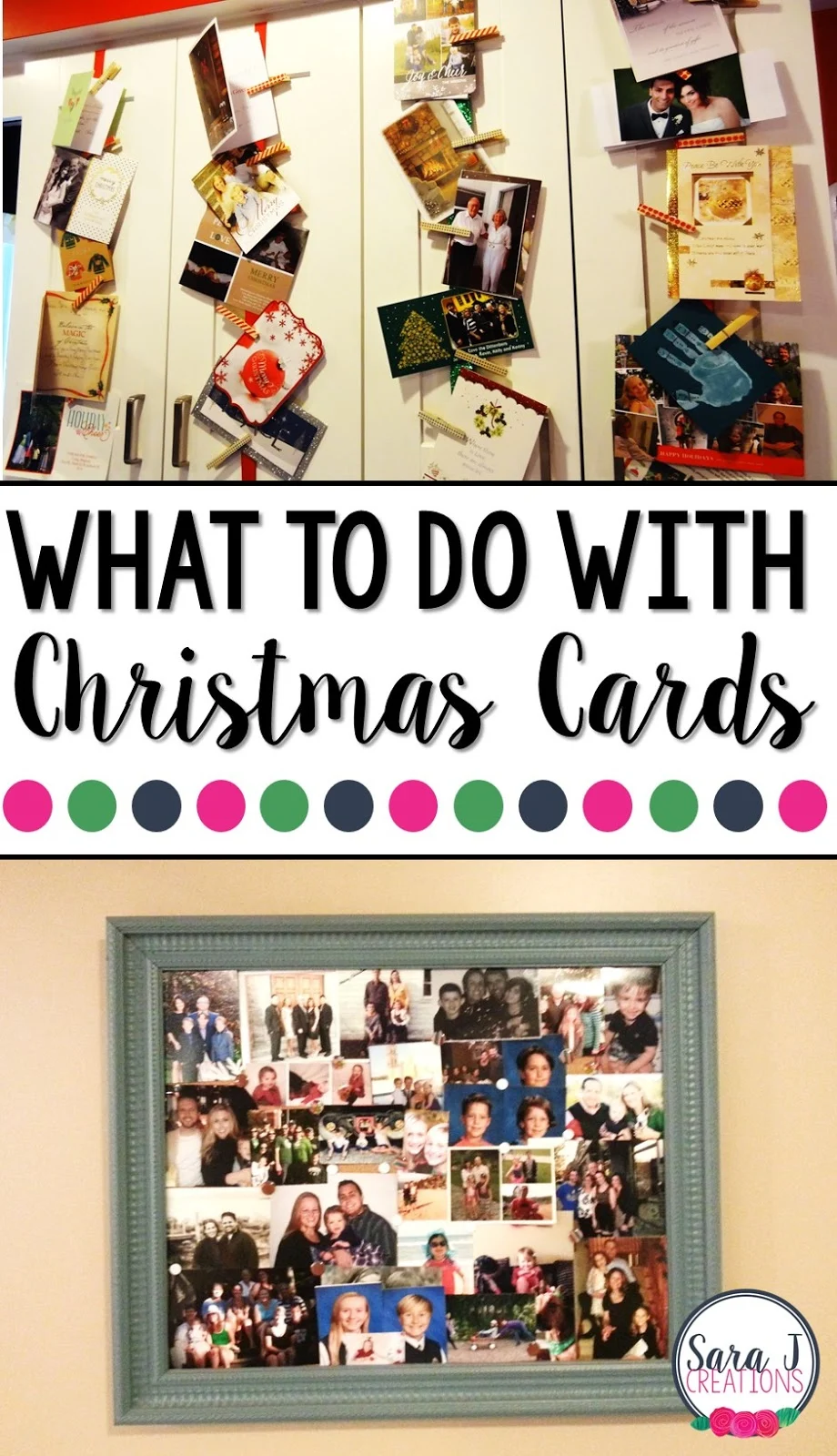 DIY ideas for what to do with your Christmas cards after the holiday has come and gone