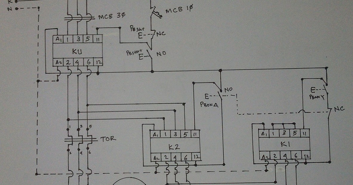 Circuit Diagram Star Delta Connection - Home Wiring Diagram