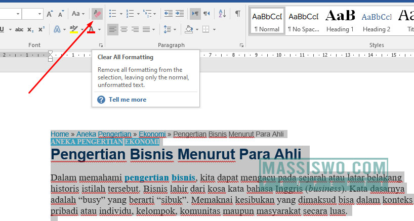 3 Cara Merapikan Tulisan Di Word Dengan Mudah Dalam 5