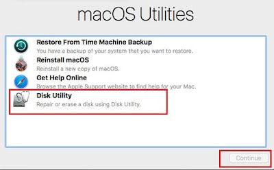 Run Disk Utility to Fix Slow Mac after upgrade to macOS Sierra -3 Run Disk Utility to Fix Slow Mac after upgrade to macOS Sierra -3