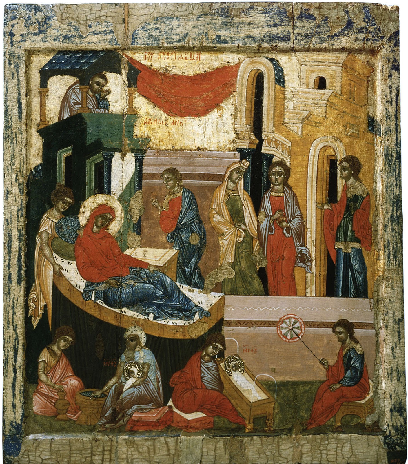 Brookwood blogger Explanation of the Nativity of the Theotokos Icon
