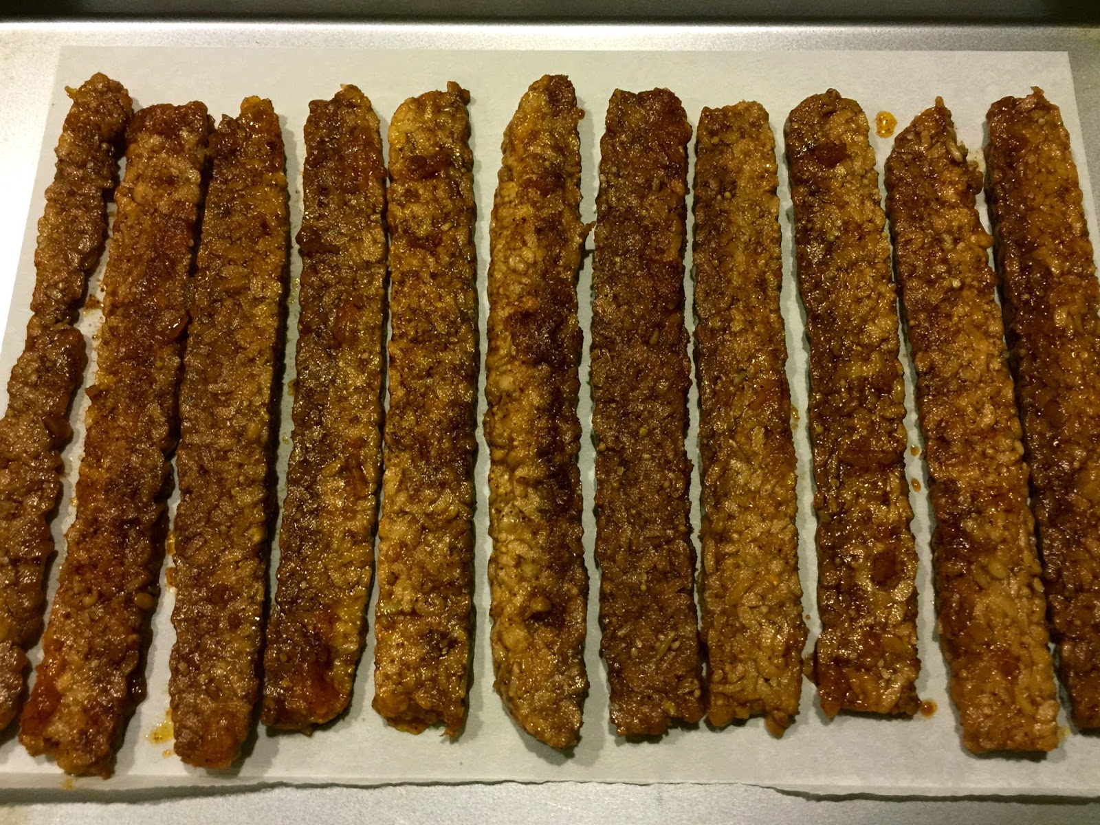 Husband Tested Recipes From Alice's Kitchen: Tempeh “Bacon”