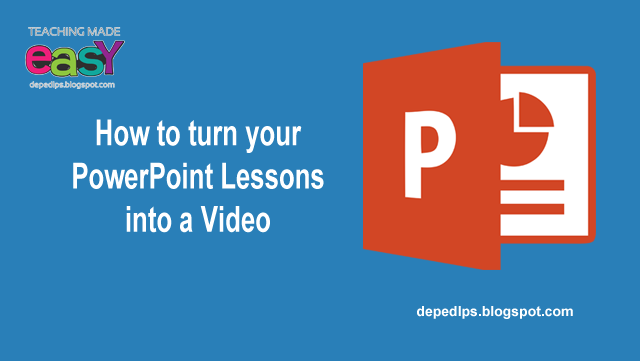 how to turn a powerpoint into a video