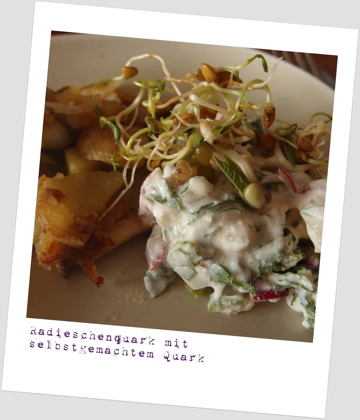 Heute koche ich: Radieschenquark [mit selbstgemachtem Quark und ...