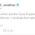 Check Out Former President, Goodluck Jonathan Take On Nigeria's Emphatic win over Cameroon
