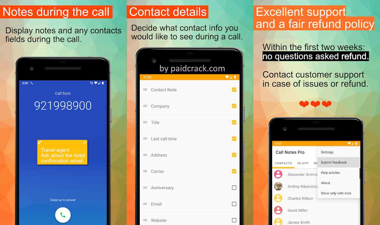 Call Notes Pro - check out who is calling Mod Apk 21.03.1 Call Notes Pro - check out who is calling Mod Apk 21.03.1
