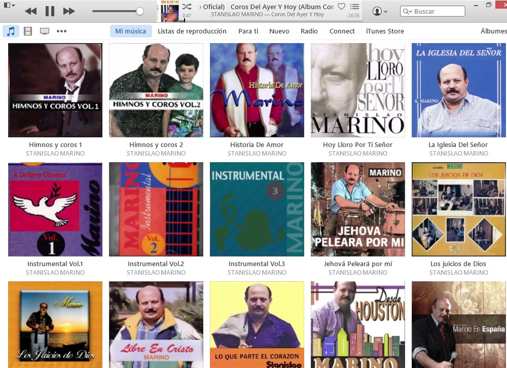 DISCOGRAFIA DE STANISLAO MARINO