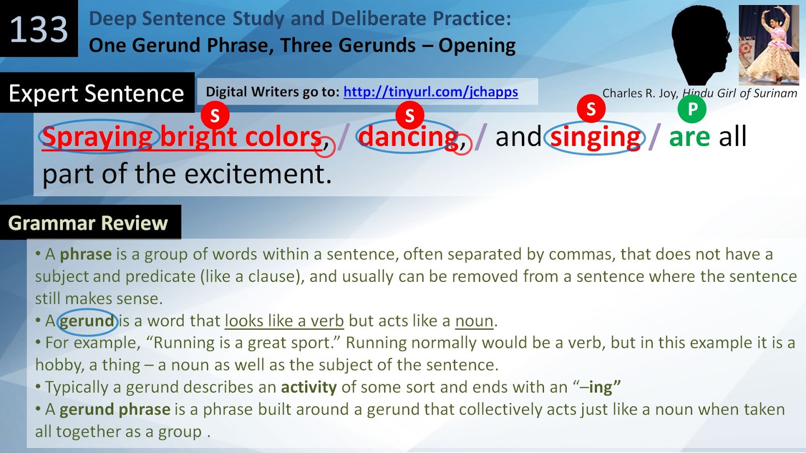 Mr. Chappell's Most Excellent Blog Sentence Composing Gerund Phrases