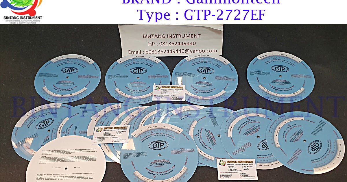 . 081362449440 Jual Density Calculator GTP2727EF Gammon Indonesia