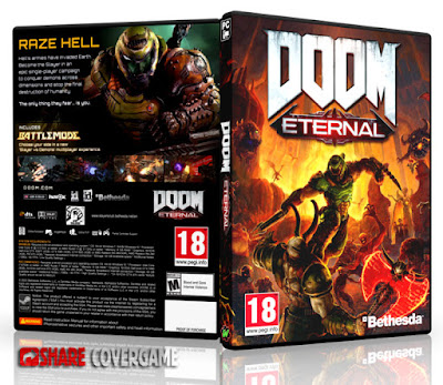 Doom Eternal Cover box game pc