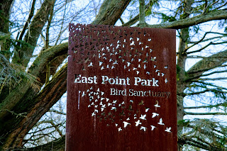 Sign for East Point Park Bird Sanctuary