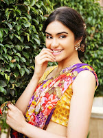 adah Sharma Saree Stills-cover-photo
