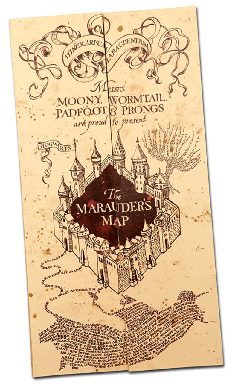 Harry Potter Paraphernalia: How to make a Marauder's Map (Party Version)