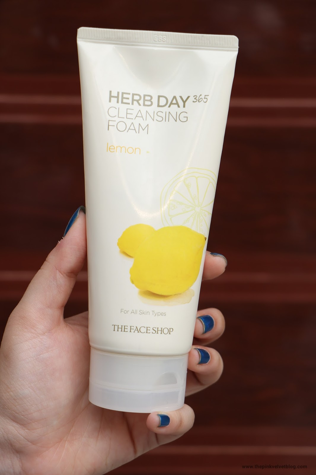 The Face Shop Herb Day 365 Cleansing Foam Lemon Review The Pink