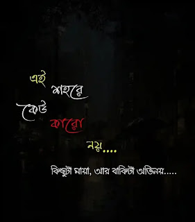 Bengali Sad Shayari | Romantic Heartbroken Shayari | কষ্টের শায়েরী