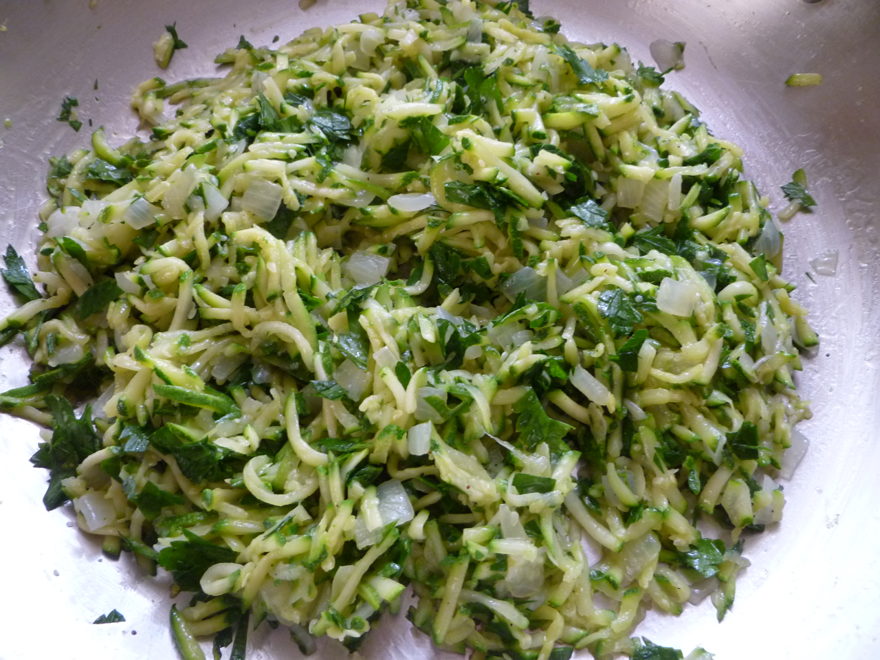Fairmount Neighborhood Farmers Market Shredded Zucchini with Shallots
