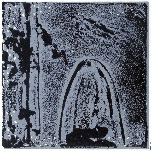 Michael Gage Etching lino Colour backgrounds