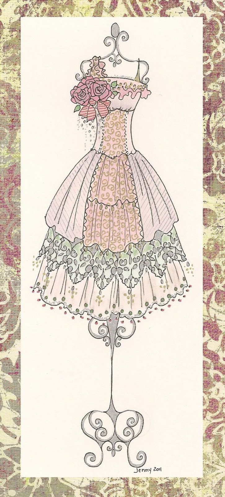 Jennelise: Drawing Dresses