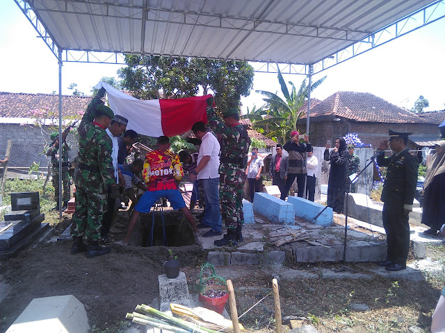 Kodim Klaten Beri Penghormatan Terakhir Kepada Serka Marinir (Purn) Pardi Pejuang PKRI